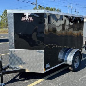 5x8 Enclosed Trailer Front View