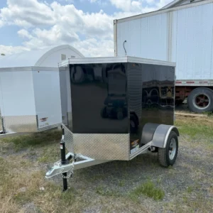 4x6 Enclosed Trailer Front View